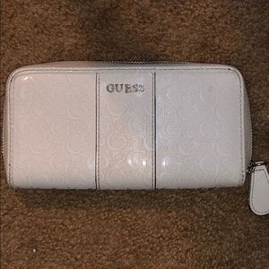 White Guess wallet